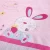 Import Organic cotton pink applique crib spanish baby bedding sets for girls from China