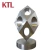 outdoor custom sheet metal ornaments show pieces metal sculpture Rotation of body and decoration at the top with the wind