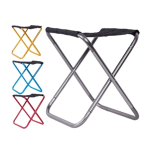 Outdoor folding chair Aluminum fishing chair barbecue stool portable camping folding chair