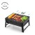 Import Outdoor Picnics Portable Lightweight Simple BBQ Tools Folding Small Barbecue Charcoal Grill from China