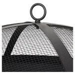 Outdoor Steel  Fire Pit Garden Patio Heater Wood Log Burner