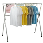 Outdoor Universal Clothes Drying Racks, Foldable Stainless Steel Cloth Dryer Rack Household Cloth Dryer