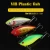 Import painting Slow VIB wide body hard bait plastic fish built-in steel ball 7cm/12g Fishing Lure from China