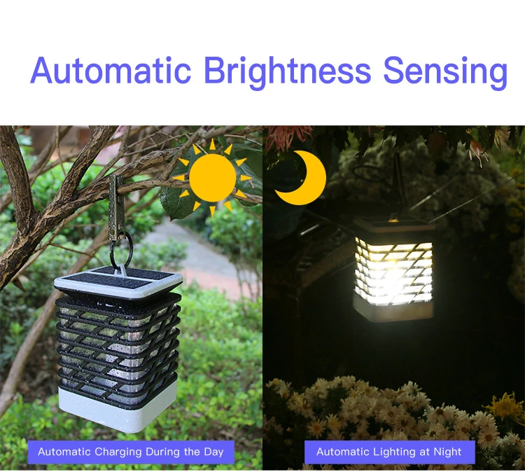 Pathway Stake Lights Waterproof Torch Flickering Lanterns Rechargeable Led Decoration Solar Outdoor Decorative Flame Light