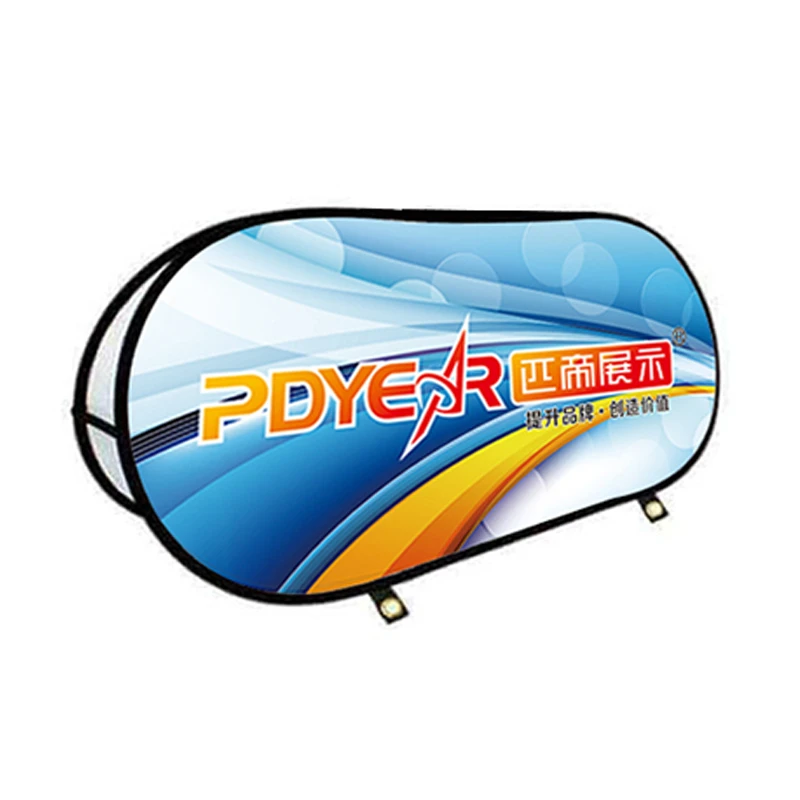 PDyear outdoor custom printed trade show advertising sports events golf logo pop up a frame display banner stands signs