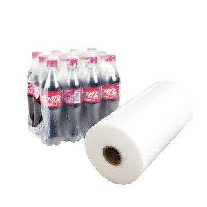 PE heat shrink film for water/drink bottles packaging