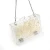 Import Pearl Flower Bride Wedding Party Women Evening Bags Clutch Clear Hard Box Transparent Acrylic Chain Bag from China