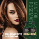 Peppermint Oil Cream Shampoo and Conditioner 2-in-1 Nourishing Anti-Itching and Anti-Dandruff Formula for Adults