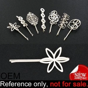 personalize cheap fancy french hair clip goody girls metal hair barrette