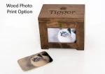 Personalized Pet Memory Box Dog/Urn Memorial Photo Frame Chest Picture Keepsake