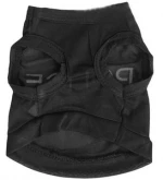 pet accessories black dog tank top with letter police