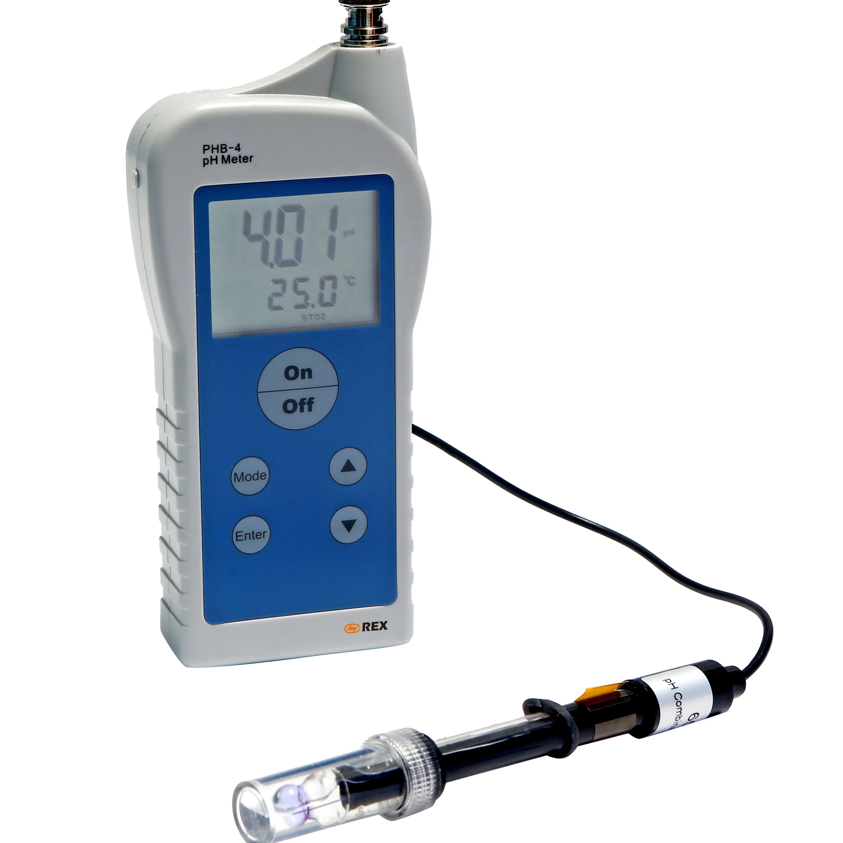 PHB-4 0.01 pH accuracy lower cost  portable ph meter