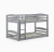 Import Pine Wood Polyester Bedroom Traditional Transitional Twin Size Bunk Bed Made with A Solid Wood Construction from China