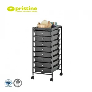 Plastic acrylic 8 layer storage drawer