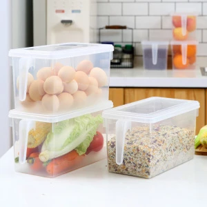 Plastic Airtight Food Storage Canister Kitchen Pantry Organization Clear Food Storage With Stackable Features