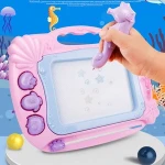 Plastic draw learning board kids writing boards erasable magnetic magic writing board
