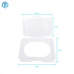 plastic Tissue packaging flip top cover Baby wet wipes lid cap