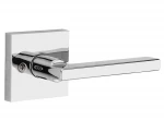 Polished chrome  dummy lock closet square little room cabinet door lever handle dummy closet handle door lock set