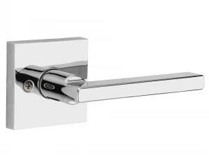 Polished chrome  dummy lock closet square little room cabinet door lever handle dummy closet handle door lock set
