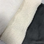 polyester knitted sherpa fleece  blanket hoodie berber fur  fabric