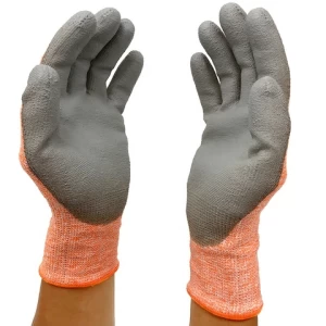 Polyurethane Coated Construction Work Anti Corte Level 5 Industrial Anticut Protective Proof Cut Resistant Hand Safety Gloves