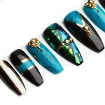 Popular design 3D Halloween nails Nightmare Press on Nails Handpainted Nail Art