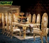 Popular used in home high quality luxury classic dining table royal party table