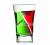 Import Portable 2oz dividers tequila plastic shot glass for promotional from China
