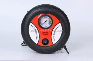 Portable Air Compressor Pump Auto Tire Inflator 12V 260 PSI Tire Pump for Car, Truck, Bicycle, RV and Other Heavy Duty Pump