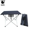 Portable Lightweight Outdoor Folding Table Camping Aluminum Metal Collapsible Table Fold Up Table