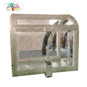 Portable outdoor inflatable disinfection tent for emergency sanitizing inflatable channel tent equipment