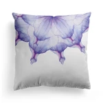 Portable seat cushions pillow case oem luxury cotton water colour relax cushion cover