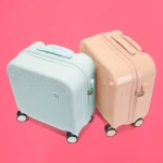 Portable Trolley Luggage With Wheels Carry On Suitcase Bags With Comfortable Handel For Travel