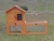 Import portable waterproof asphalt roof wooden pet bunny house rabbit hutch from China