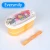 Import Practical dinner box children plastic tableware with stainless steel material from China