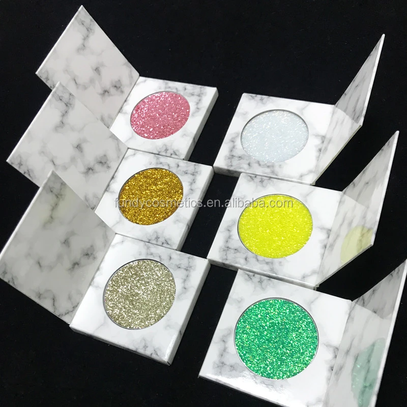 Private Label Make Up Cosmetics no brand wholesale makeup Pressed Glitter Eyeshadow oem