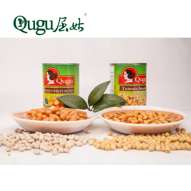 private label manufacture 425g canned white beans in tomato sauce