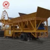 Productivity 35m3/h small mobile concrete batching plant price