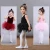 Professional baby pettiskirt performance wear kids ballet tutu latin dance dress dance wear girls
