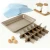 Import Professional bakeware 18 cavity Non stick buns cake mold baking tools tray brownie pan from China