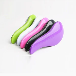 Professional Magic Anti-static Plastic Salon Styling Tool Detangling Handle Tangle Shower Curve TT Princess Comb Hair Brushes