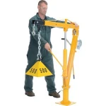 Professional manufacture 2000LBS Swivel Base Hydraulic Engine Crane with Winch