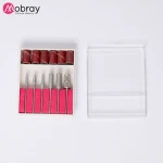 Professional Pink Nail Drill Electric Pen 6 Bits Nail Nursing Kit 100-240v Pedicure and Manicure Polish Machine Nail Art Tool