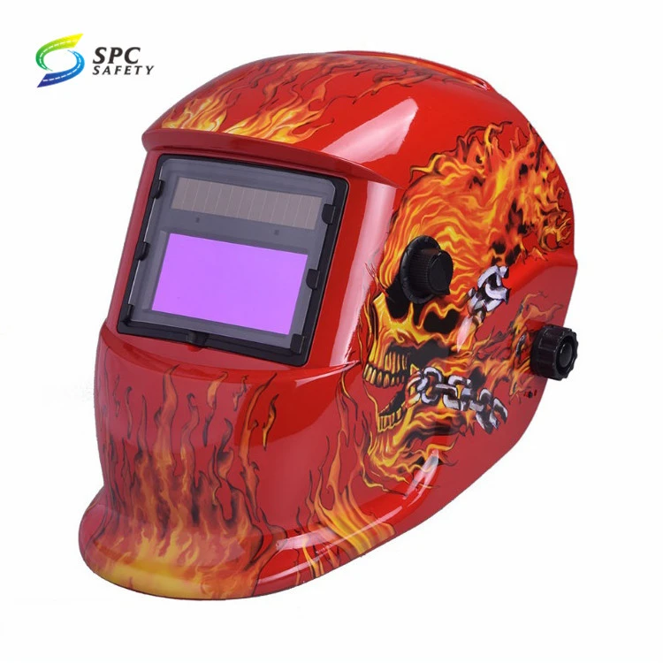 Professional solar auto darkening digital Intelligent art print safety welding face shield mask welding helmet with good price