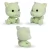 Import promotional  capsule Plastic 3d cartoon figurine toys with flocked from China