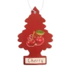 Promotional paper pendant car air freshener with various fruit perfume