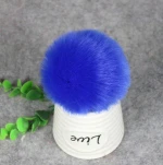 Promotional sale garment accessories fake fur pompom faux fur pompom artificial rabbit fur balls
