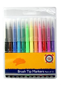 Promotional Watercolor Brush Pen, 6 Colors Brush Paint Water Color Marker Pen Set