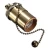 Import Pull chain switch holder for edison bulb Bronze brass lighting accessories from China