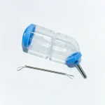 PVC 500ml cat & dog plastic drinking bottle small animals stainless steel feeding tunnel drinking tools